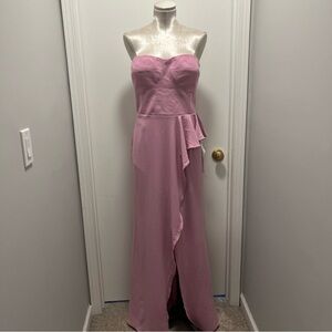 Dress the Population Lavender dress Sz XXL Formal, Strapless, New With Tags READ